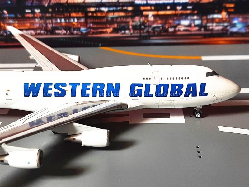 Geminijets 1:400,飛機模型,WESTERN GLOBAL AIRLINES B747-400F 