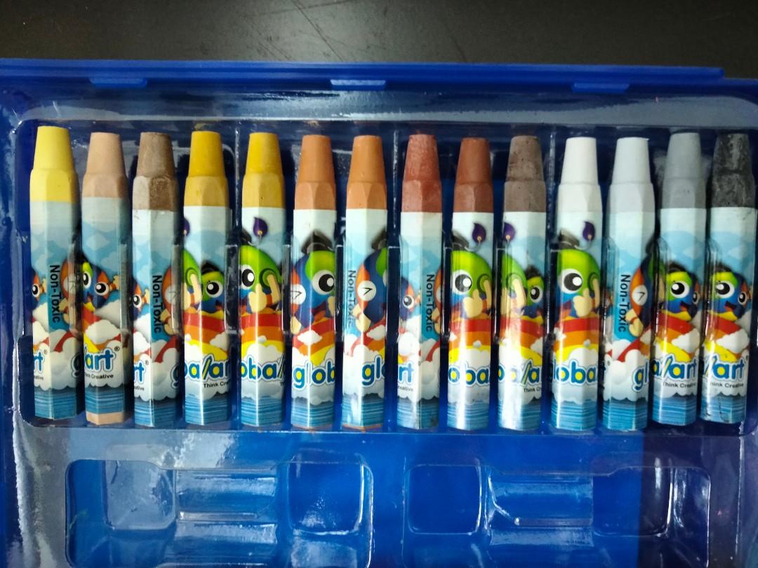 Global art crayon, Hobbies & Toys, Stationery & Craft, Handmade Craft