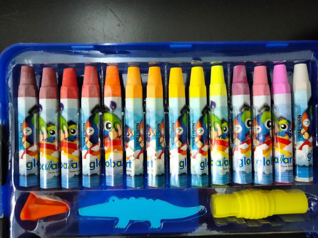 Global art crayon, Hobbies & Toys, Stationery & Craft, Handmade Craft