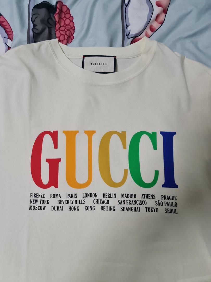 gucci colourful shirt