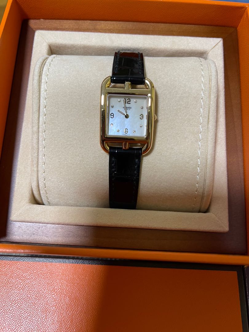 Hermes Cape Cod Yellow Gold Watch