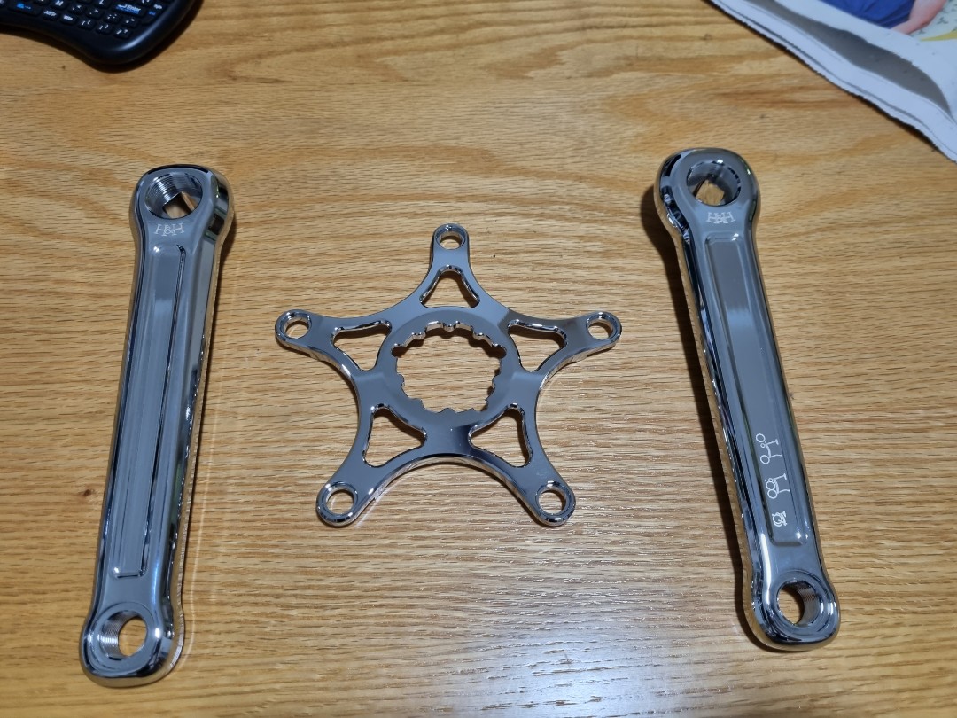 Brompton clearance spider crankset