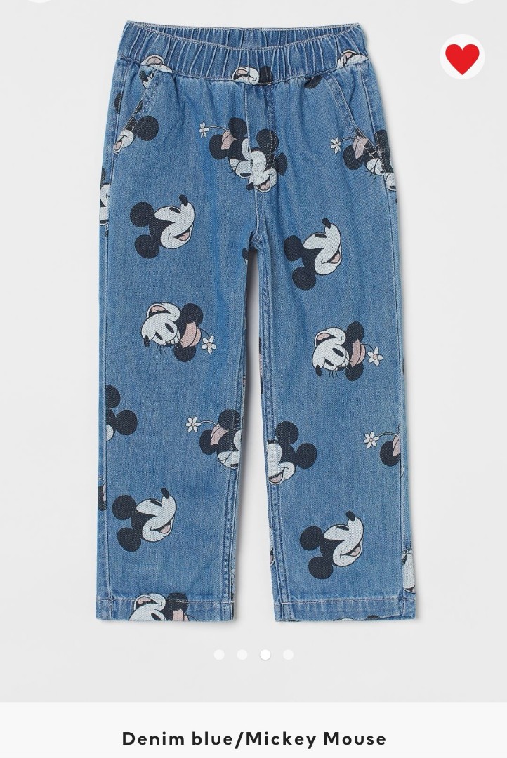 H&m mickey jeans discount