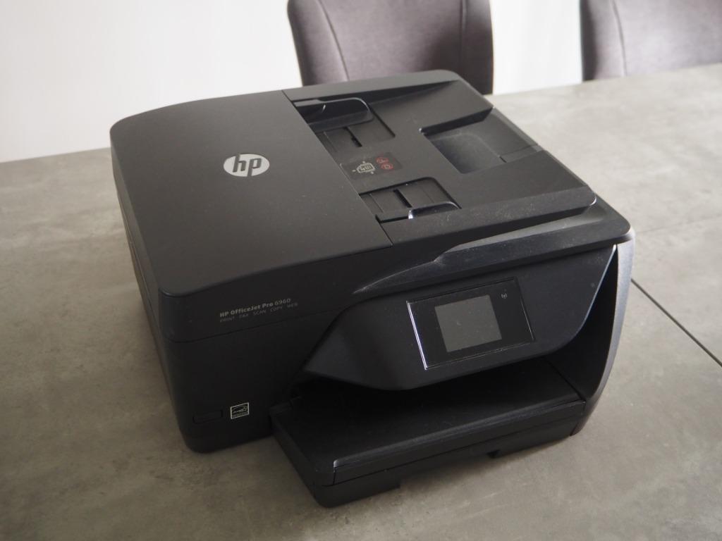 Presenter steamer Sharpen HP OfficeJet Pro 6960 All-in-One Printer, Computers & Tech, Printers,  Scanners & Copiers on Carousell