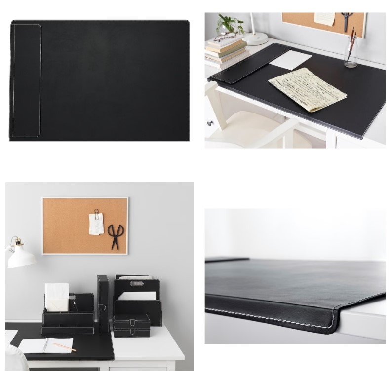 Ikea Rissla Desk Pad Black, Computers & Tech, Desktops on Carousell