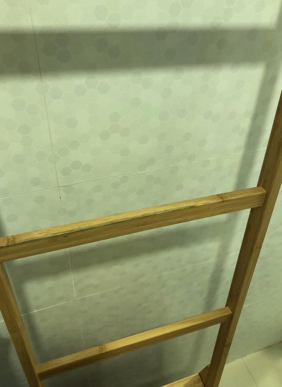 Ikea Towel Rack (wooden), Furniture & Home Living, Bathroom & Kitchen Fixtures on Carousell