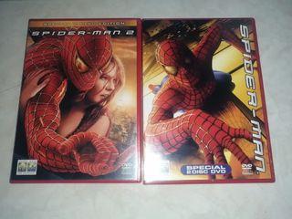 Imported Marvel Spiderman 1 & 2 Tobey Maguire Original Dvd Pal Collection