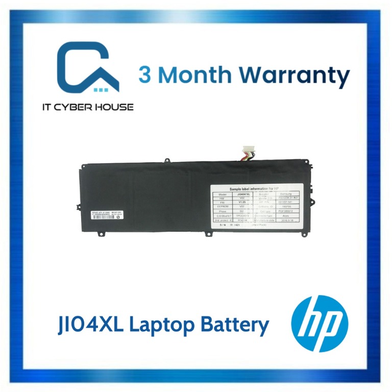 Ji04xl 541 Laptop Battery Replacement For Hp Elite X2 1012 G2 Series Notebook Hstnn Ub7e 7 7v 47 04wh 6110mah Computers Tech Parts Accessories Computer Parts On Carousell