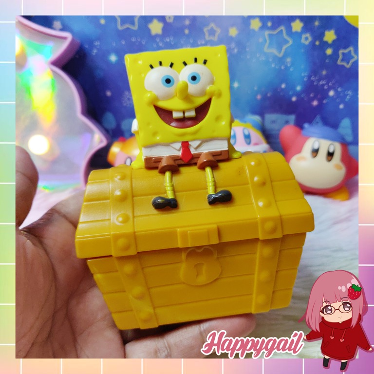 JN_0285 Spongebob Squarepants Treasure Chest Case, Hobbies & Toys, Toys