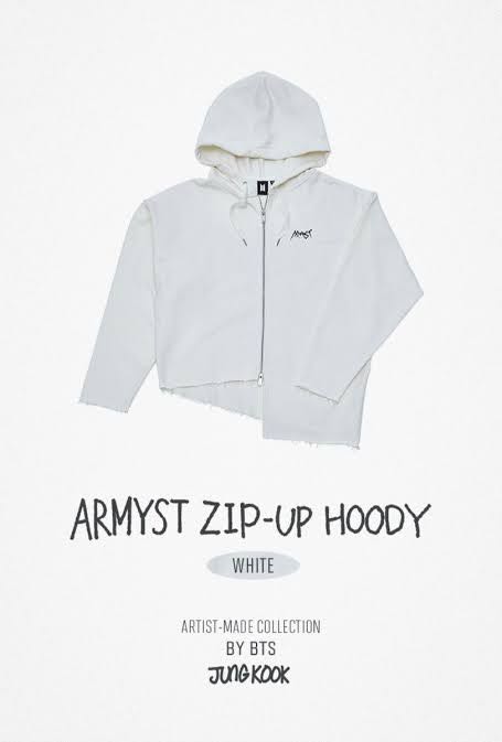 JUNG KOOK ARMYST ZIP-UP HOODY BLACK BTS - K-POP/アジア