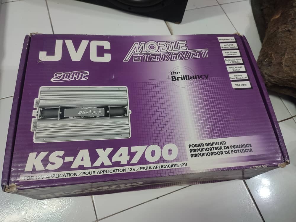 JVC CAR AMPLIFIER, Auto Accessories on Carousell