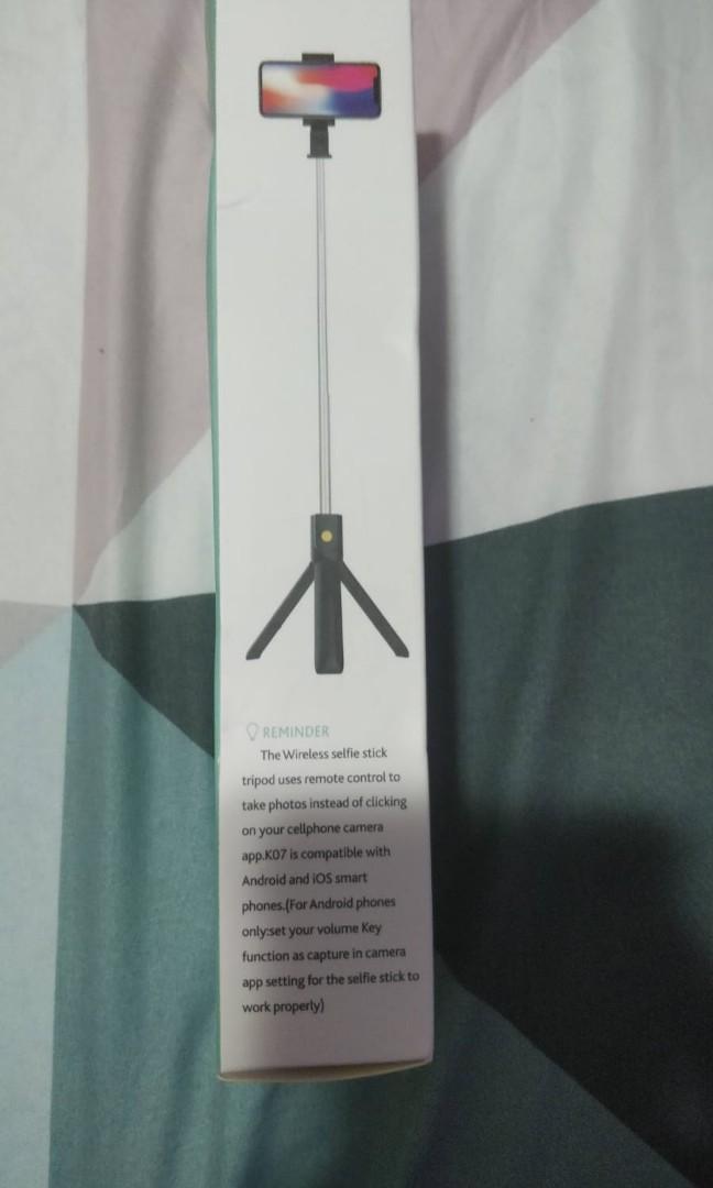 K07 selfie stick integrated tripod remote control, Photography