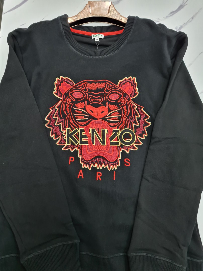 Black and 2025 red kenzo sweatshirt
