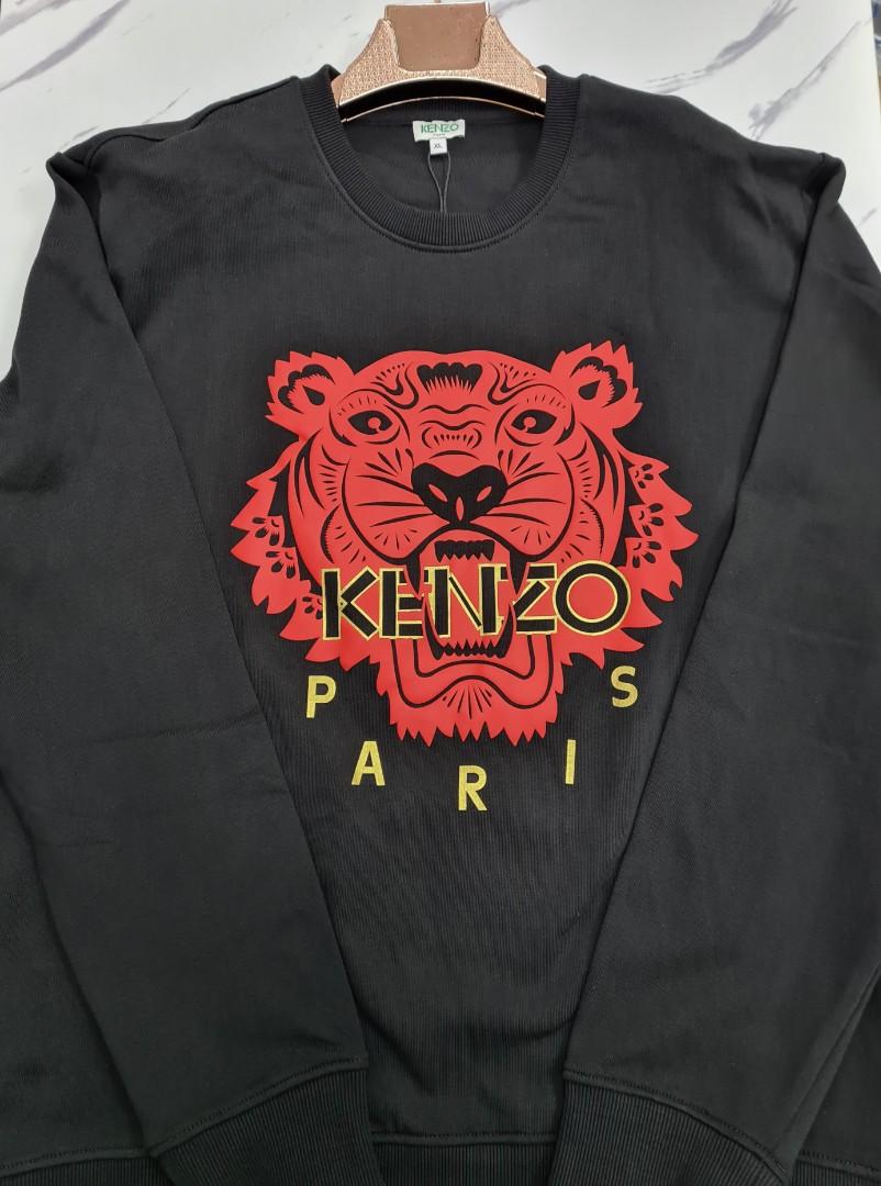 KENZO SWEATSHIRT RED TIGER