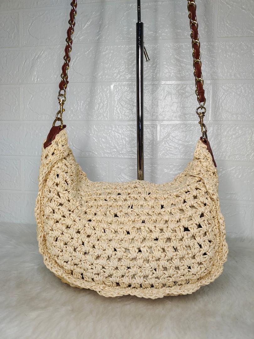 Knitted native sling bag
