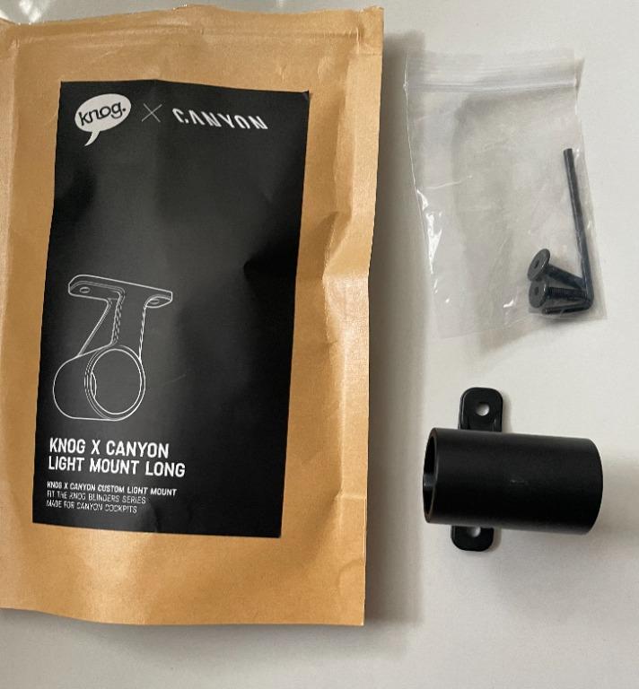 Knog x canyon light cockpit mount clearance