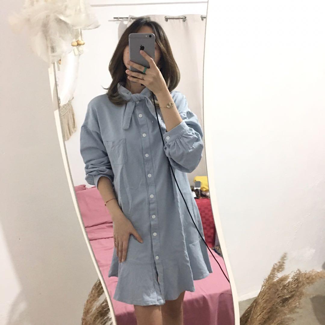Korean polo deals dress