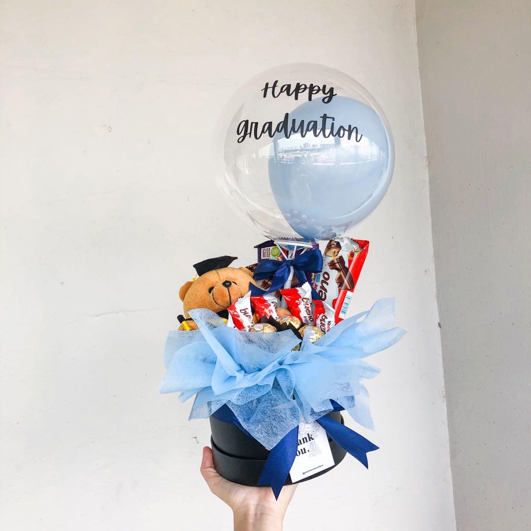 teddy bear in a balloon gift