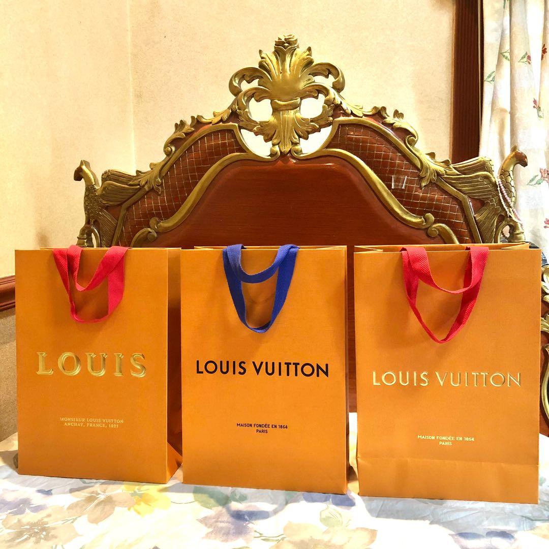 Louis Vuitton paper bag authentic, Luxury, Bags & Wallets on Carousell