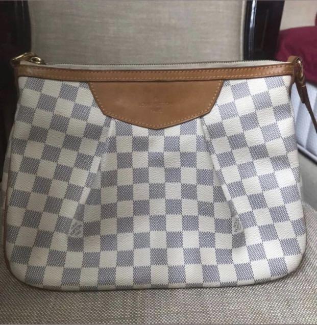 LV Handbag putih, Luxury, Bags & Wallets on Carousell