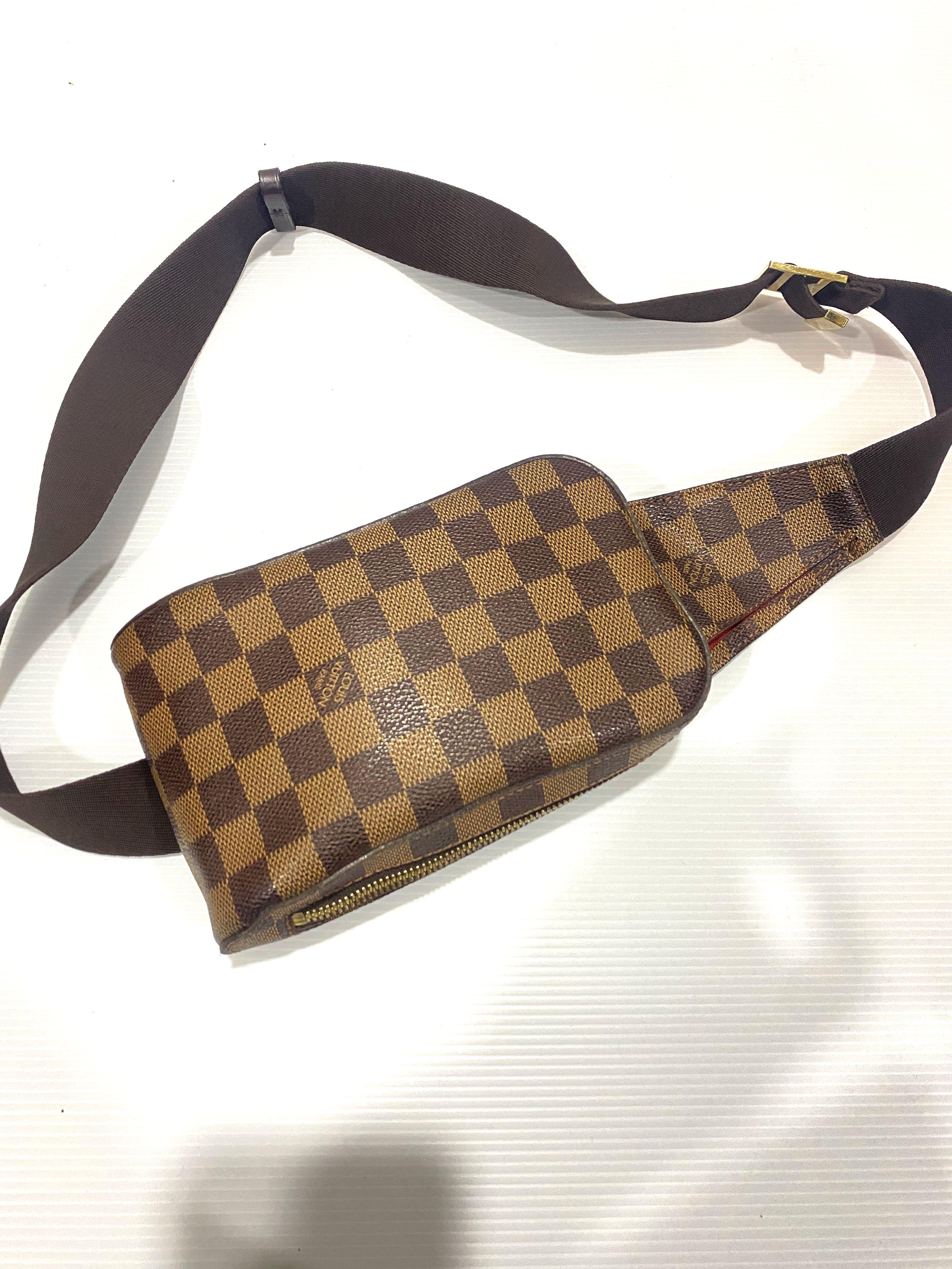 Louis Vuitton, Bags, Lv Geronimo Damier Ebene Bum Bag