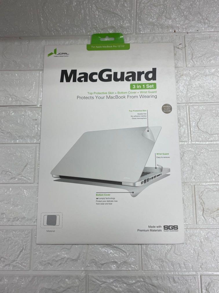 MacGuard 3 in 1 Set For Macbook Pro 13"/15" (Category: Cases & Sleeves) located in Pasay City. Submitted by meostore (Listing ID 1139705010, Image 1). Description: Item is in great condition, us quality, no issue at all. Usable for Macbook Pro 13" and 15" Pm for more details..