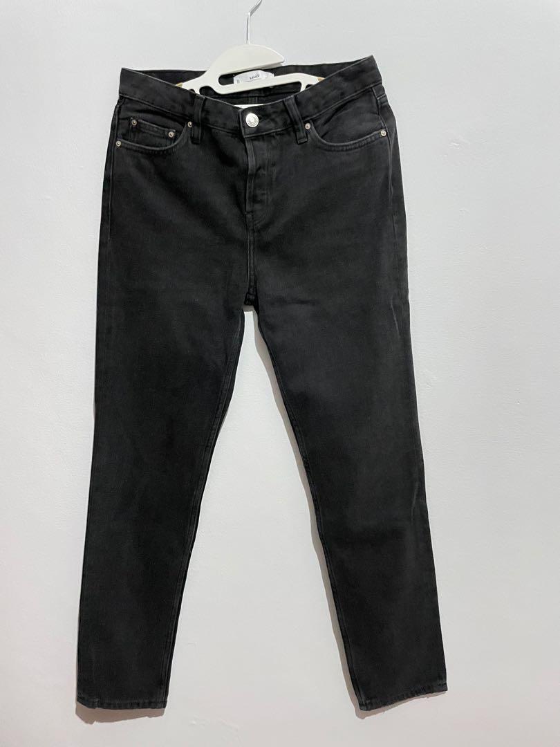 Mango black jeans, Fesyen Wanita 