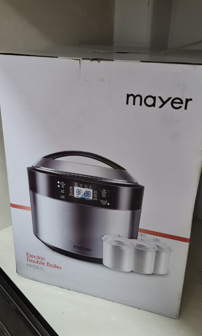 Mayer Electric double boiler, Furniture & Home Living, Kitchenware