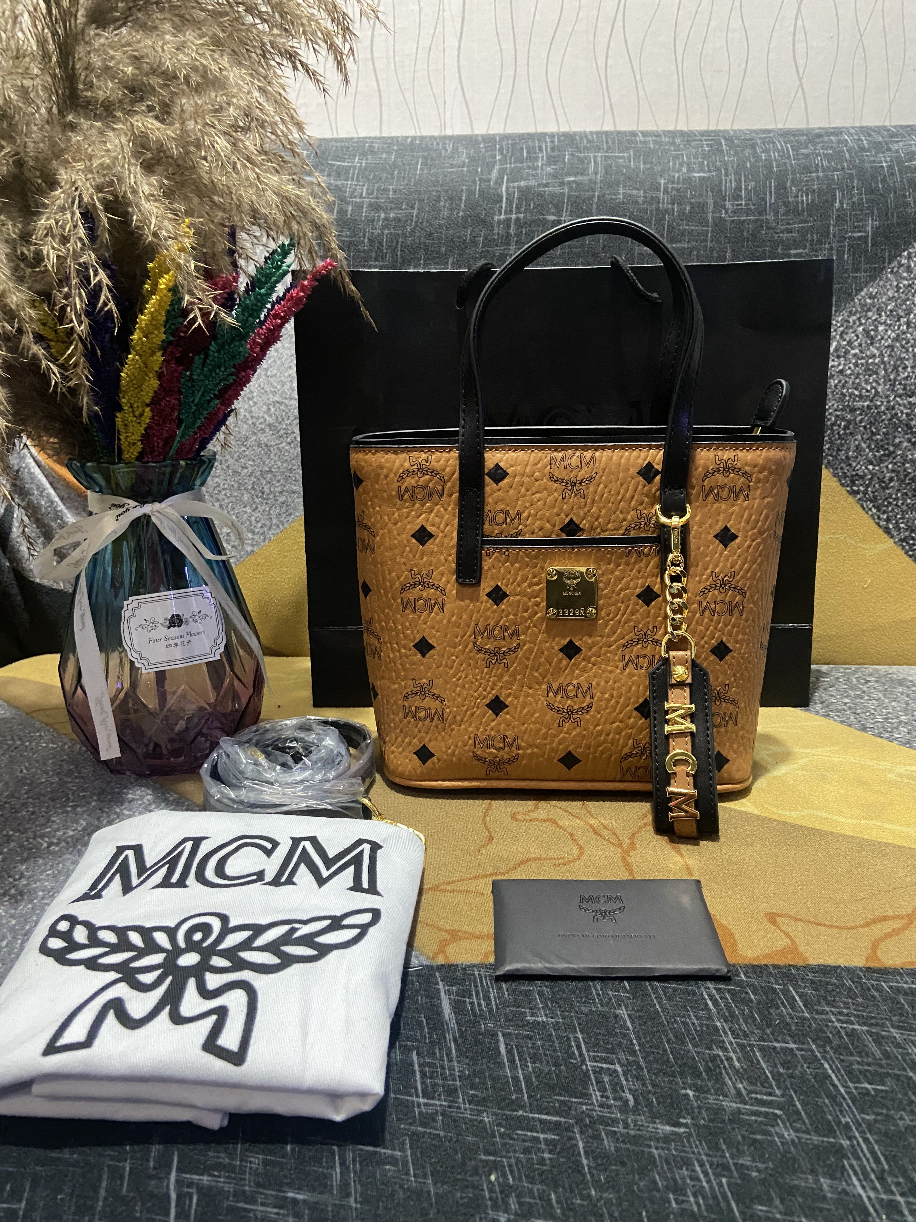 MCM Mini Anya, Luxury, Bags & Wallets on Carousell