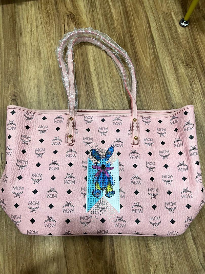 MCM rabbit tote bag
