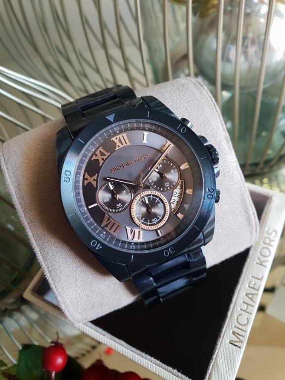 Michael kors brecken deals chronograph bracelet watch 44mm