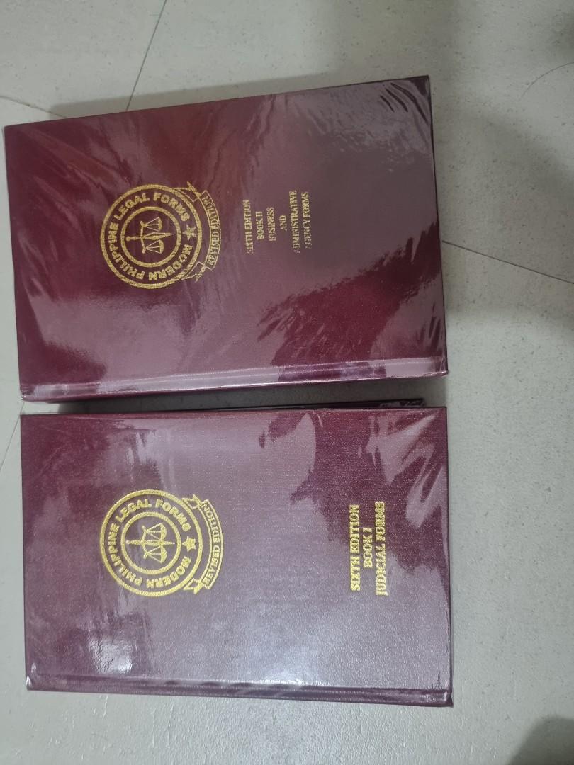 Modern Philippine Legal Forms Vol 1 and 2, Hobbies & Toys, Books