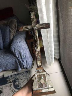 Mother of Pearl Cross Antique