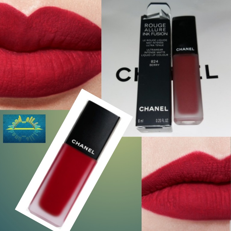 MY CHANEL Original New - Lipstick CHANEL ROUGE ALLURE INK FUSION - 824 BERRY  blm tmsk ongkir ya kak🙏, Kesehatan & Kecantikan, Parfum, Kuku & Lainnya di  Carousell