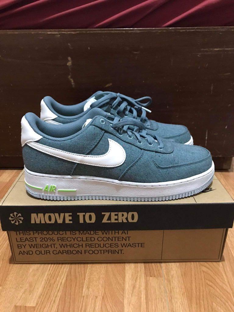 Air force 1 best sale recycled canvas ozone blue