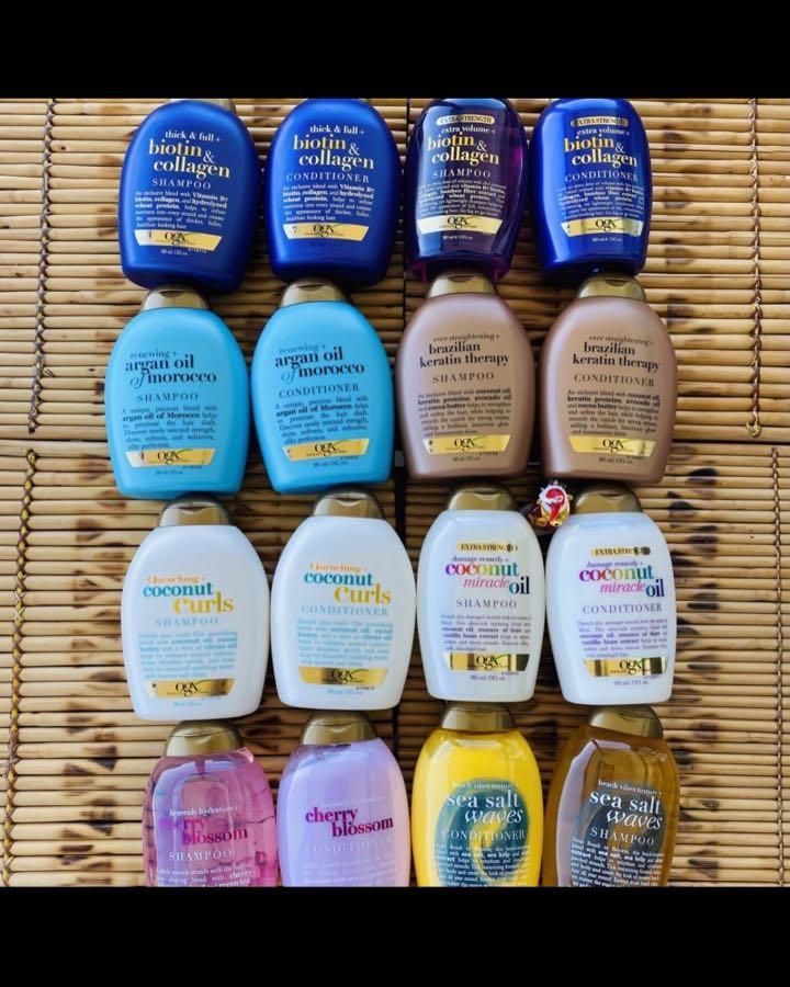OGX Shampoo and Conditioner 395ml. Imported from Australia (Category: Hair) located in Manila. Submitted by theangeldoesselfcare (Listing ID 1139733207, Image 1). Description: .