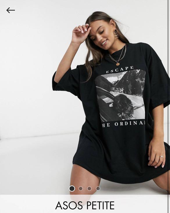 Petite oversized t shirt outlet dress