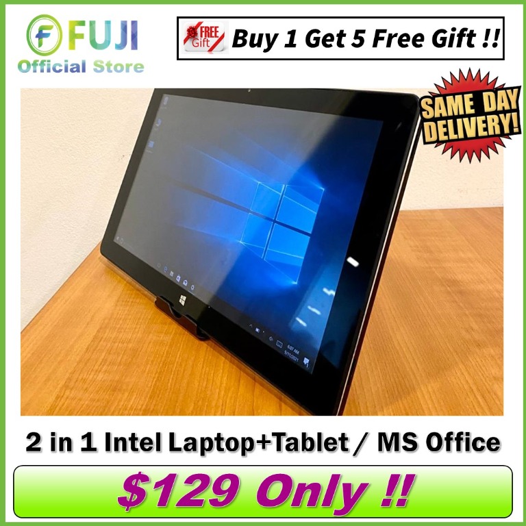 Pioneer 2 In 1 Tablet + Laptop / 4GB RAM / SSD Drive / MS Office