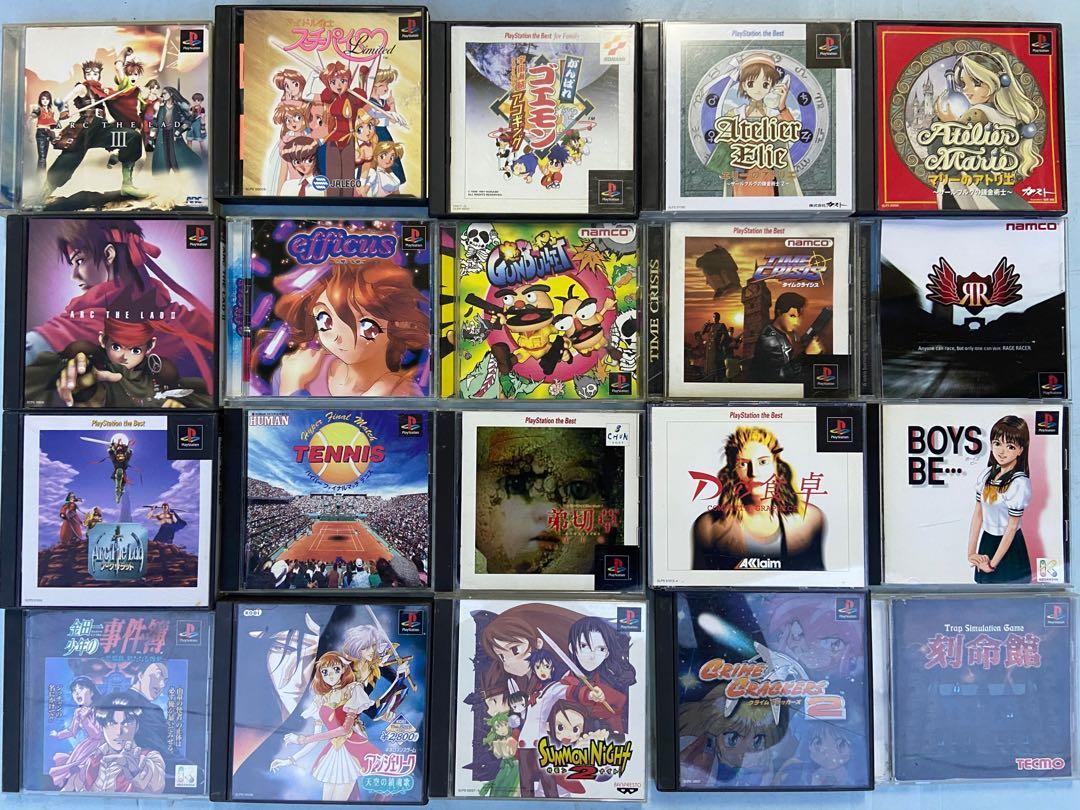 Playstation 1 sale japanese games