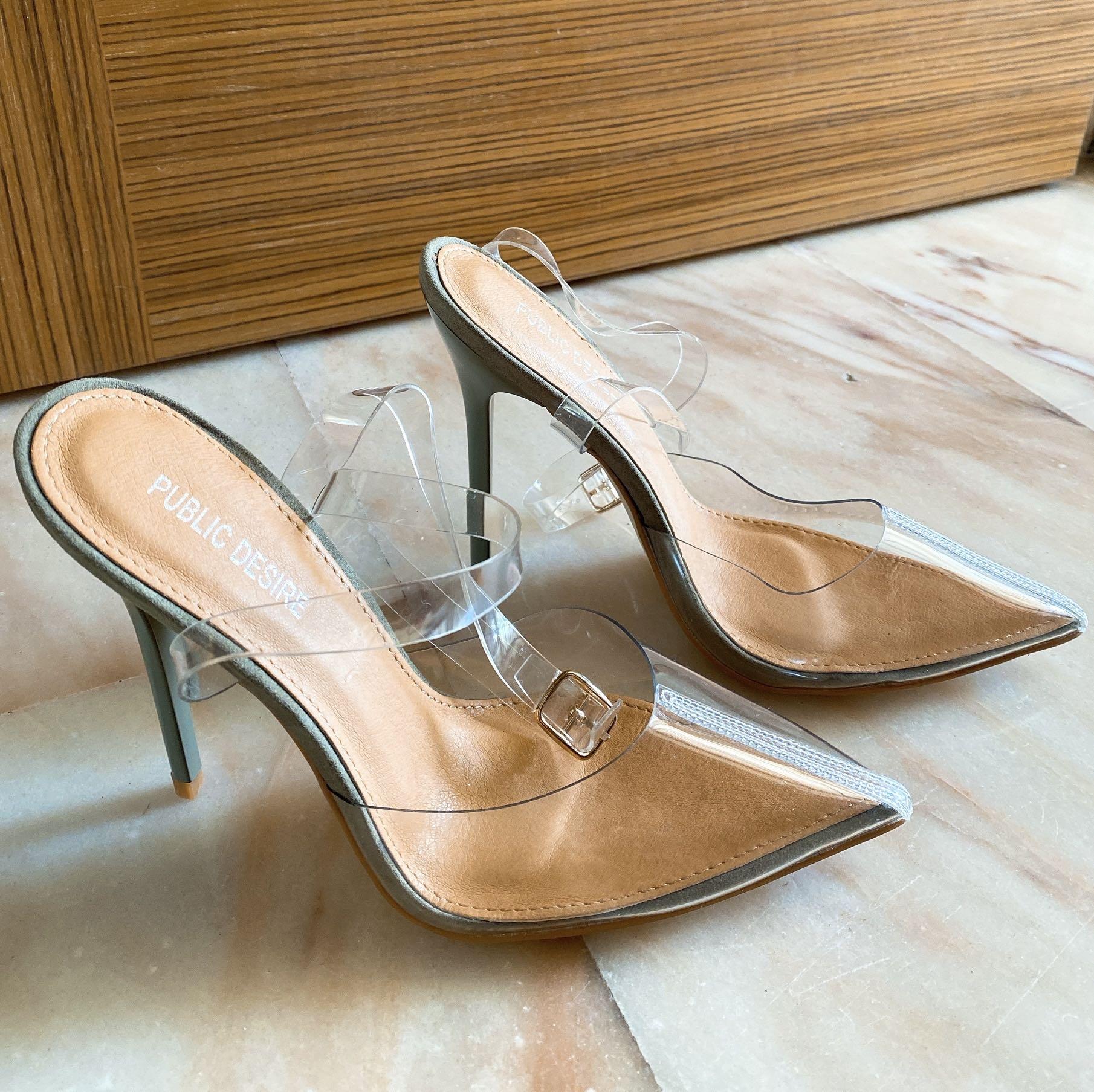 Perspex sale stiletto heels