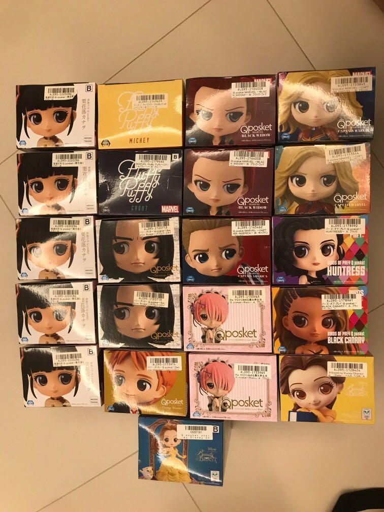 Q Posket/Fluffy Puffy Disney/Marvel/Zero/Demon Slayer Kimetsu/Harry