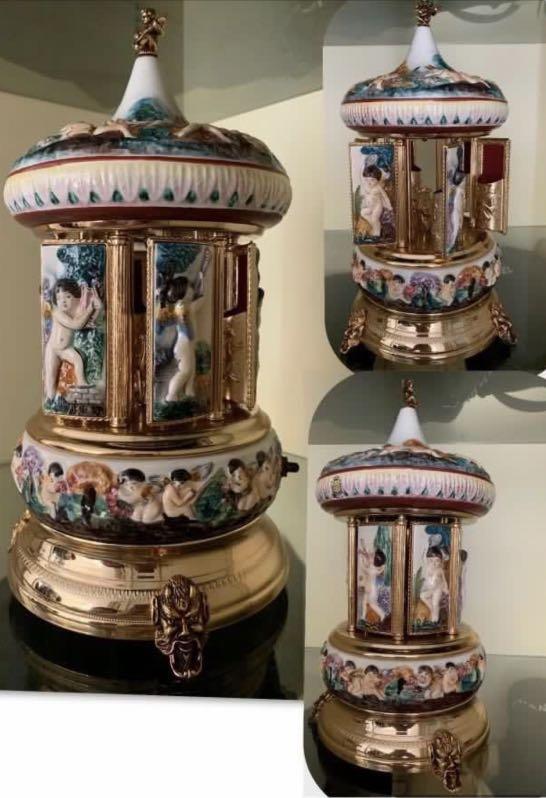 Reuge Carousel Music Box In Collectible Music Boxes (1940-1970) for sale