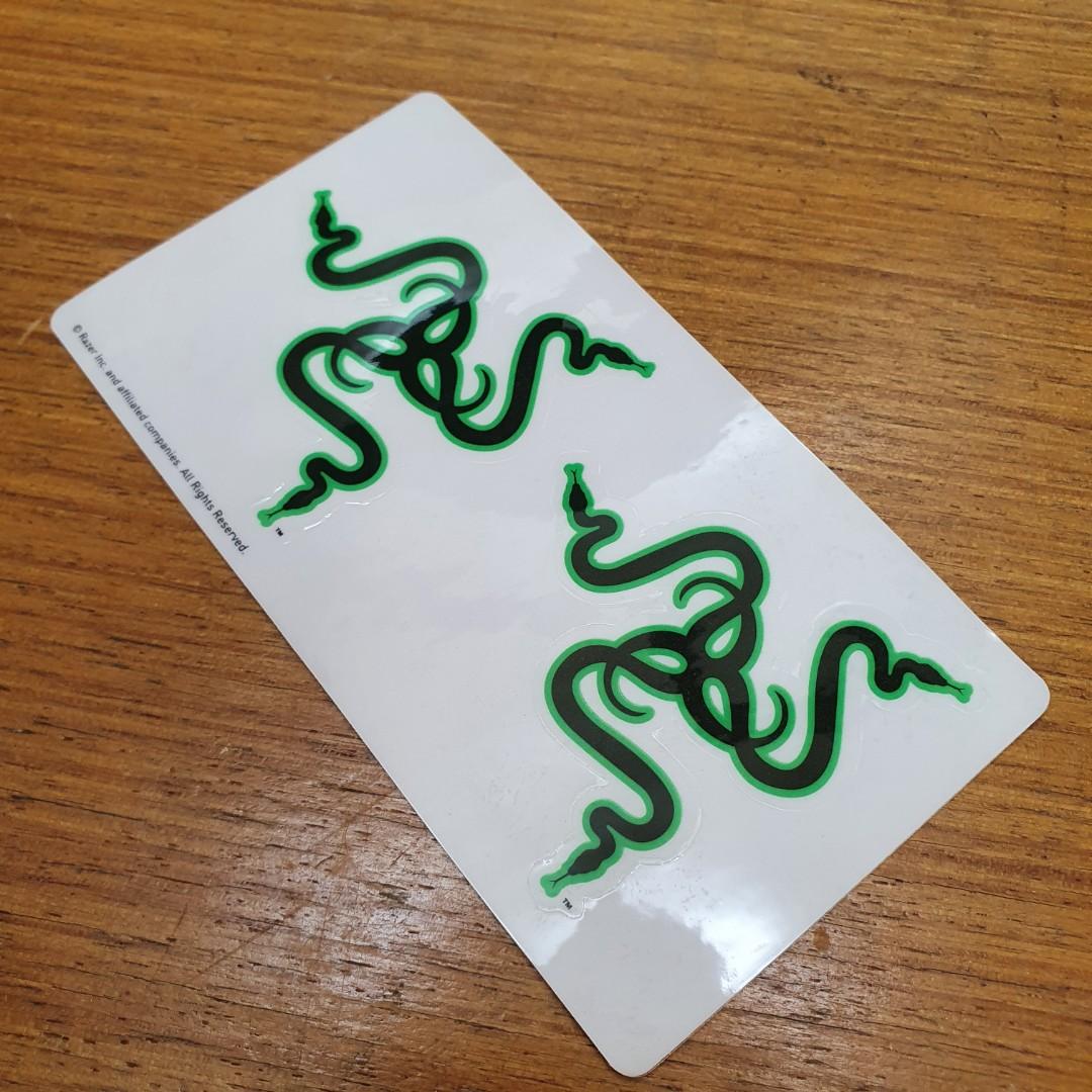 Razer stickers (100 Original), Hobbies & Toys, Stationery & Craft