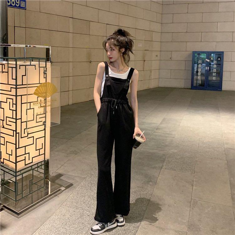 READY STOCK] Korean style cotton blend summer rompers sleeveless casual  jumpsuit long pants women's fashion, Women's Fashion, Dresses & Sets,  Jumpsuits on Carousell