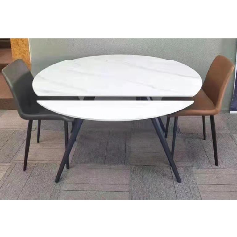 !!!Rectangle extendable Round Table, Furniture & Home Living, Furniture ...