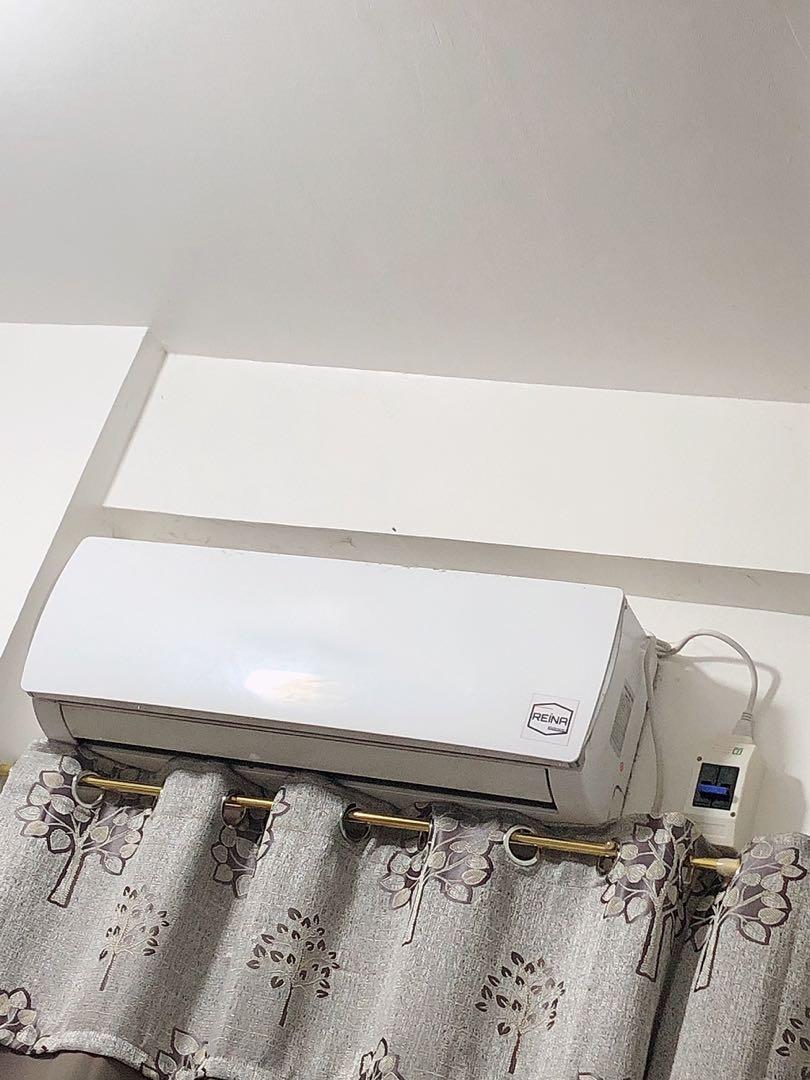 Reina 1.5hp split type aircon, Furniture & Home Living, Office