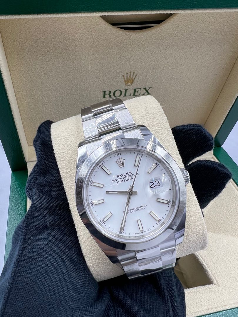 Rolex Datejust 126300 White Dial 41mm 