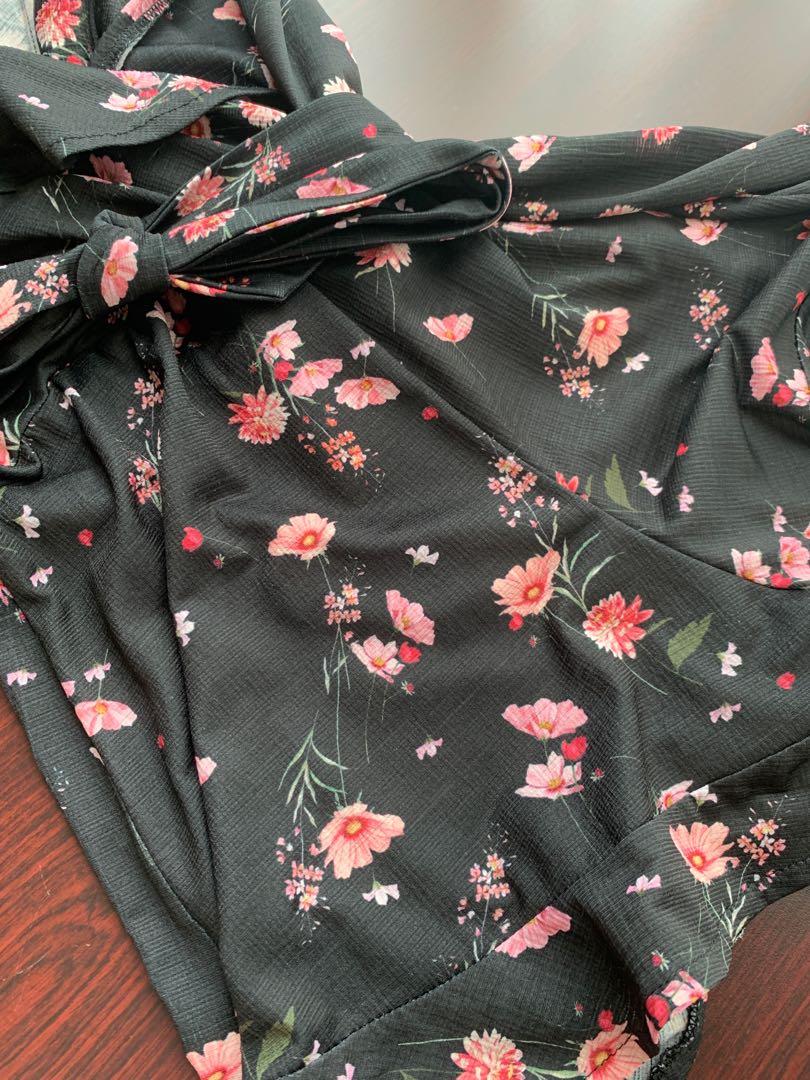Black bear shop style romper