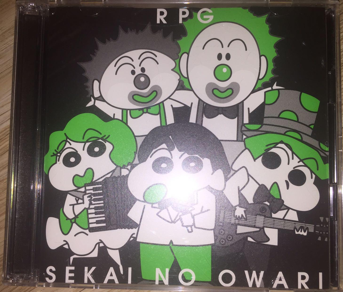 Sekai No Owari RPG CD + DVD 蠟筆小新主題曲, 興趣及遊戲, 音樂、樂器