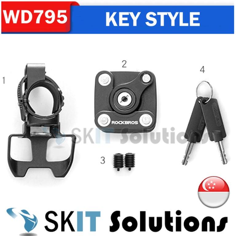 Rockbros hamburger bike lock hot sale
